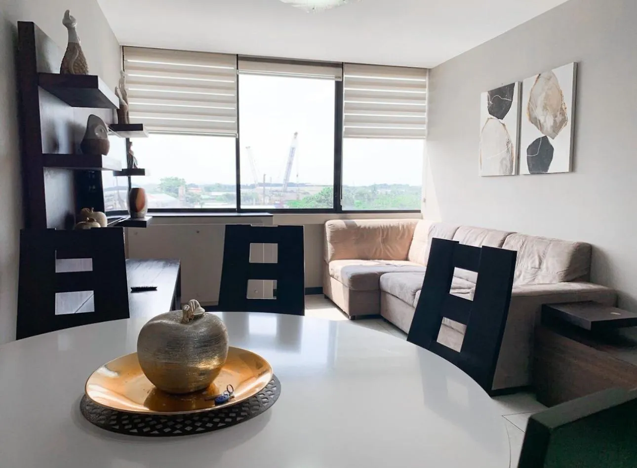 Apartmán Depa 2 Habitaciones Vista A La Ciudad - Rio Con Parking Free Guayaquil